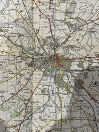 CARLISLE Ordnance Survey 1955 Seventh Series Sheet 76 Brampton  Canonbie