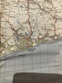 CHICHESTER Ordnance Survey Seventh Series CLOTH 1-inch 1960 Sheet 181 Portsmouth