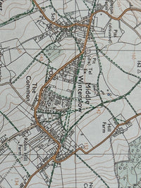 THE WALLOPS Pathfinder Ordnance Survey SU23/33 1:25000 1980 Stockbridge Boscombe