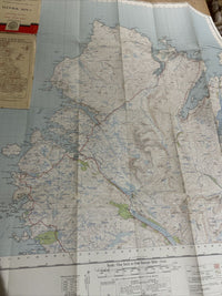 CAPE WRATH Ordnance Survey Paper Map 1959 Seventh Series Sheet 9 Loch Eriboll