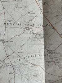 SAPPERTON Ordnance Survey First Series Sheet SO90 1:25,000 1959 Duntisbourne