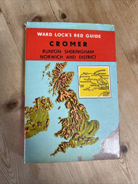 CROMER RUNTON SHERINGHAM Norwich Ward Locks Red Guide Dust Jacket Maps Norfolk