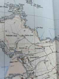 PADSTOW Cornwall Ordnance Survey Sheet SW97 Two & Half Inch MAP 1964 Wadebridge