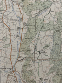 BROUGHTON IN FURNESS NEWBY BRIDGE Ordnance Survey Pathfinder No 626 1989 SD28/38