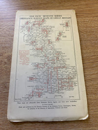 Bodmin & Launceston No 186 1961 Cloth 7th Series Ordnance Survey One Inch Map