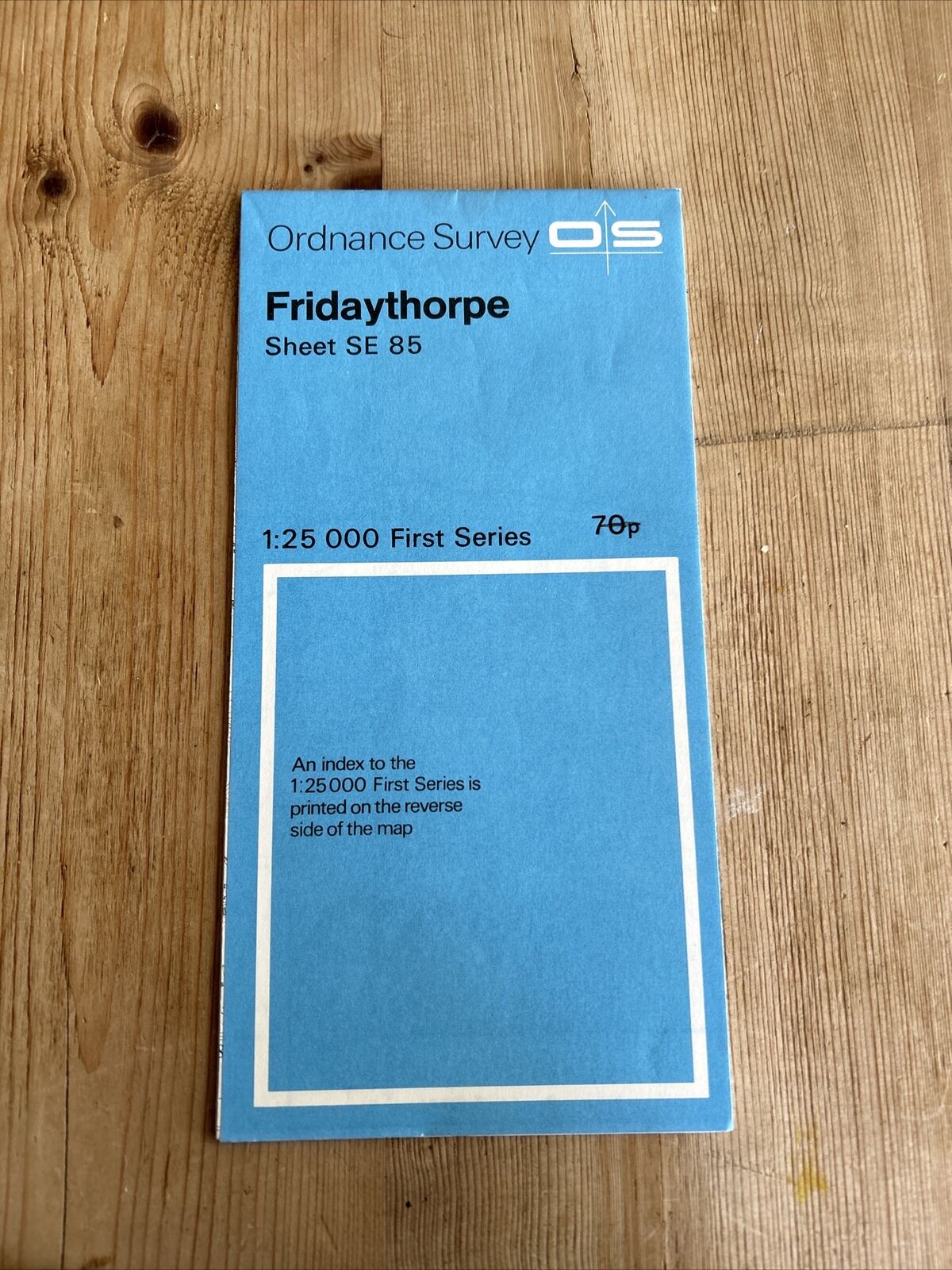 FRIDAYTHORPE Ordnance Survey 1:25000 First Series 1953 SE85 Warter