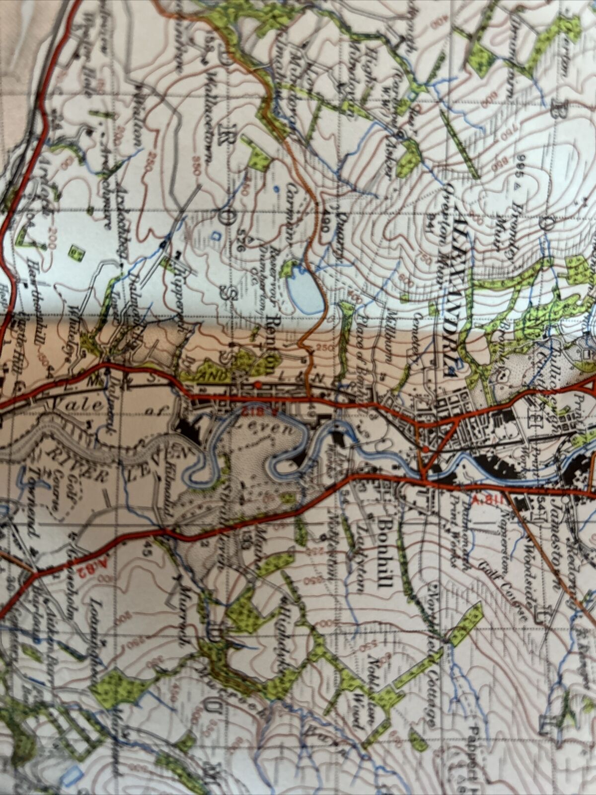 LOCH LOMOND Scotland Ordnance Survey One Inch Sheet 66 Popular Ed 1945 Dumbarton