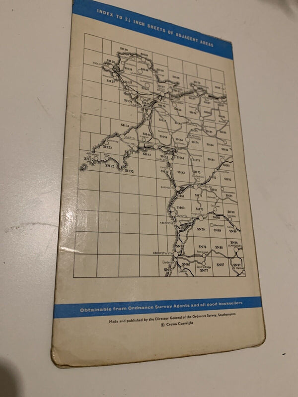 Pumlumon-Arwysth - Wales - Ordnance Survey Map 1957  -  1:25,000