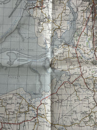 PRESTON Ordnance Survey One Inch Map 94 Good Condition 1961 Blackpool Lancaster