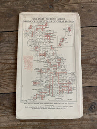 Weston Super Mere - Ordnance Survey Paper Map 1961 Sheet 165 7th Series