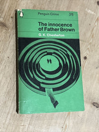 THE INNOCENCE OF FATHER BROWN, GK Chesterton Penguin Crime Green No 766 1962