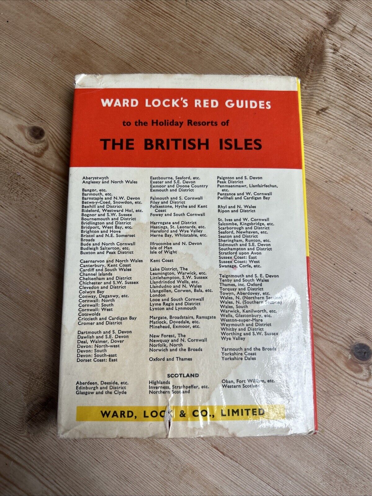 THE THAMES INCLUDING OXFORD Ward Locks Red Guide Hardback Dust Jacket Maps