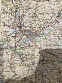 CARDIFF Ordnance Survey One Inch Map 1956 Seventh Edition Sheet 154 Bridgend