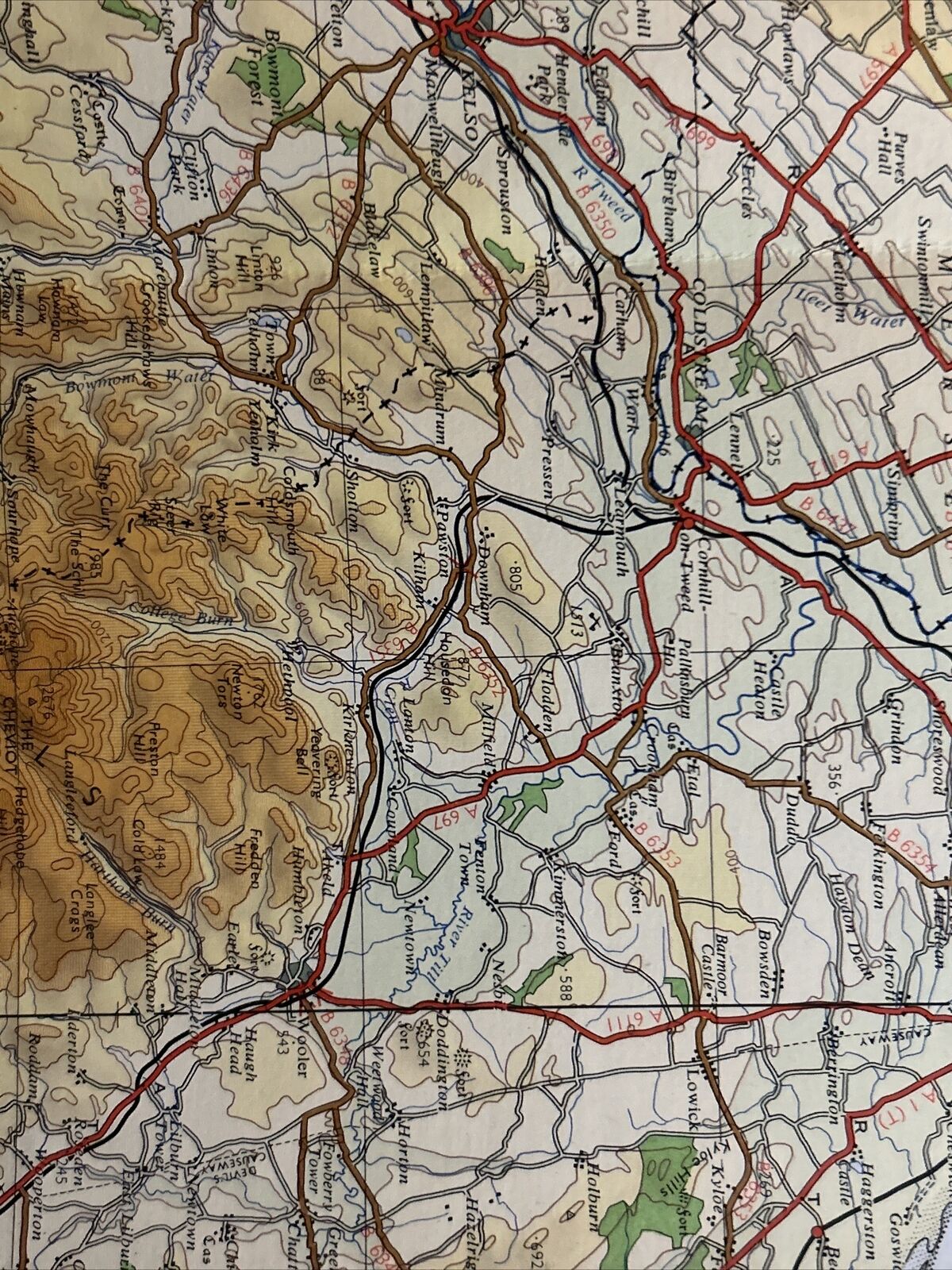 FIRTH OF FORTH - CLOTH Ordnance Survey Map Quarter Inch Sheet 7 1961 Scotland