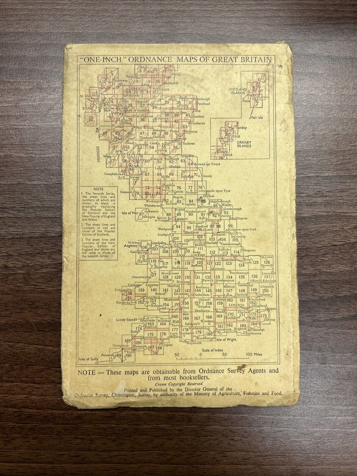 ABERYSTWYTH Ordnance Survey Paper Map 1952 Sheet 127 Seventh Series Machynlleth