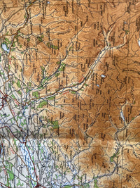 The EASTERN HIGHLANDS Ordnance Survey Paper Sheet 5 Quarter Inch Map 4th Ed 1946