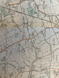 BECCLES SOUTH Ordnance Survey Pathfinder 945 Sheet TM 48/58 1985 Wrentham