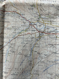 WENSLEYDALE Ordnance Survey Seventh Series Paper One inch 1961 Sheet 90 HAWES