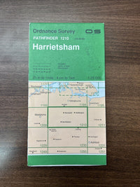 HARRIETSHAM Ordnance Survey Pathfinder 1210 Sheet TQ85/95 1992 Stockers Head