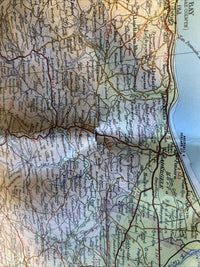 NORTH WALES Bartholomew - Half Inch Map 1965 No 27 Pwllheli Corwen Colwyn Rhyl