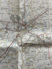 LONDON N E North East Ordnance Survey Seventh Series One inch 1958 Sheet 161