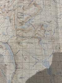 LAIRG Ordnance Survey Seventh Series Paper One inch 1958 Sheet 14 Loch Naver