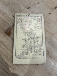 KINGD LYNN Ordnance Survey CLOTH 6th Series 1946 Sheet 124 One Inch Wisbech