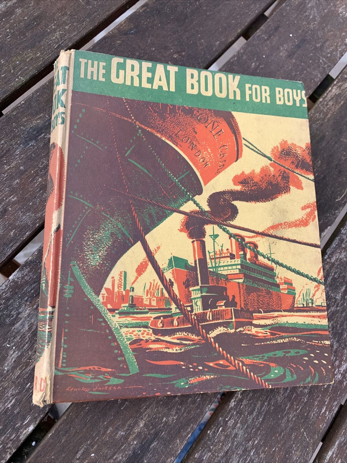 The GREAT BOOK For BOYS 1941 Hardback Schoolboy advertures Good Condition 