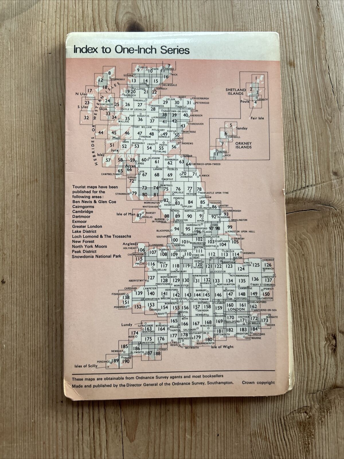 STOKE ON TRENT 1967 Edition Ordnance Survey One Inch Map No 110 Crewe Sandbach