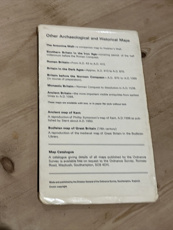 HADRIANS WALL Ordnance Survey 2 Inch To Mile Map 1972 Carlisle Newcastle