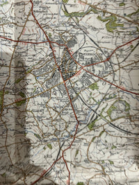 LEEDS & BRADFORD Ordnance Survey Map One Inch 1947 Sheet 96 Paper Sixth Edition