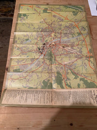 Salzberg Austria - City Map 1969