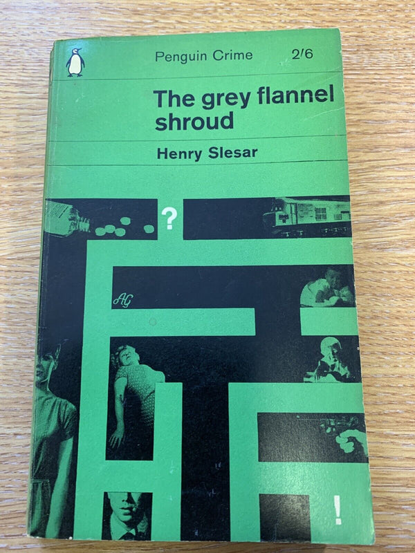 The GREY FLANNEL SHROUD Henry Slesar, - Penguin Crime 1963 - Good Condition