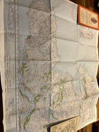 ARDNAMURCHAN & LOCH SHEIL Ordnance Survey One Inch Sheet 46 Popular Edition 1947