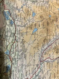 FIRTH OF TAY Bartholomew Cloth Half Inch Map No 49 1967 St Andrews Crief Forfar