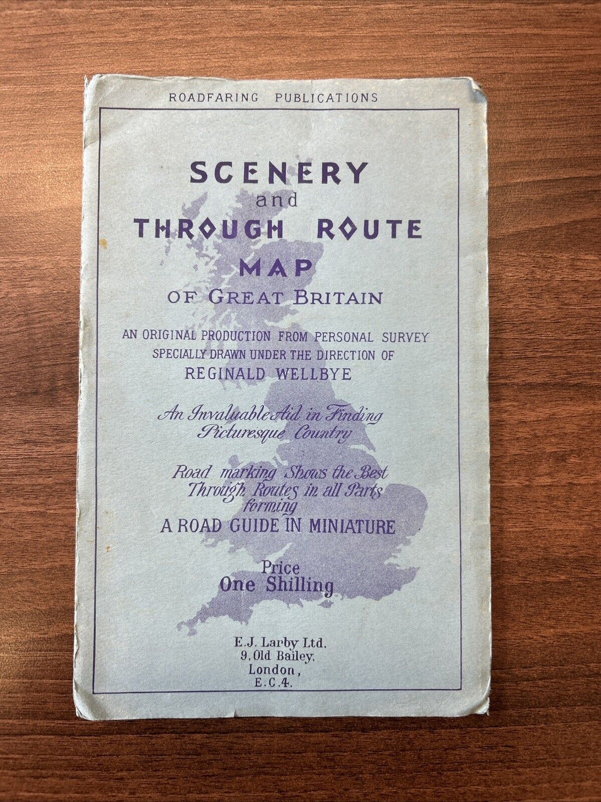 SCENERY and THROUGH ROUTE MAP OF GREAT BRITAIN 1960s?