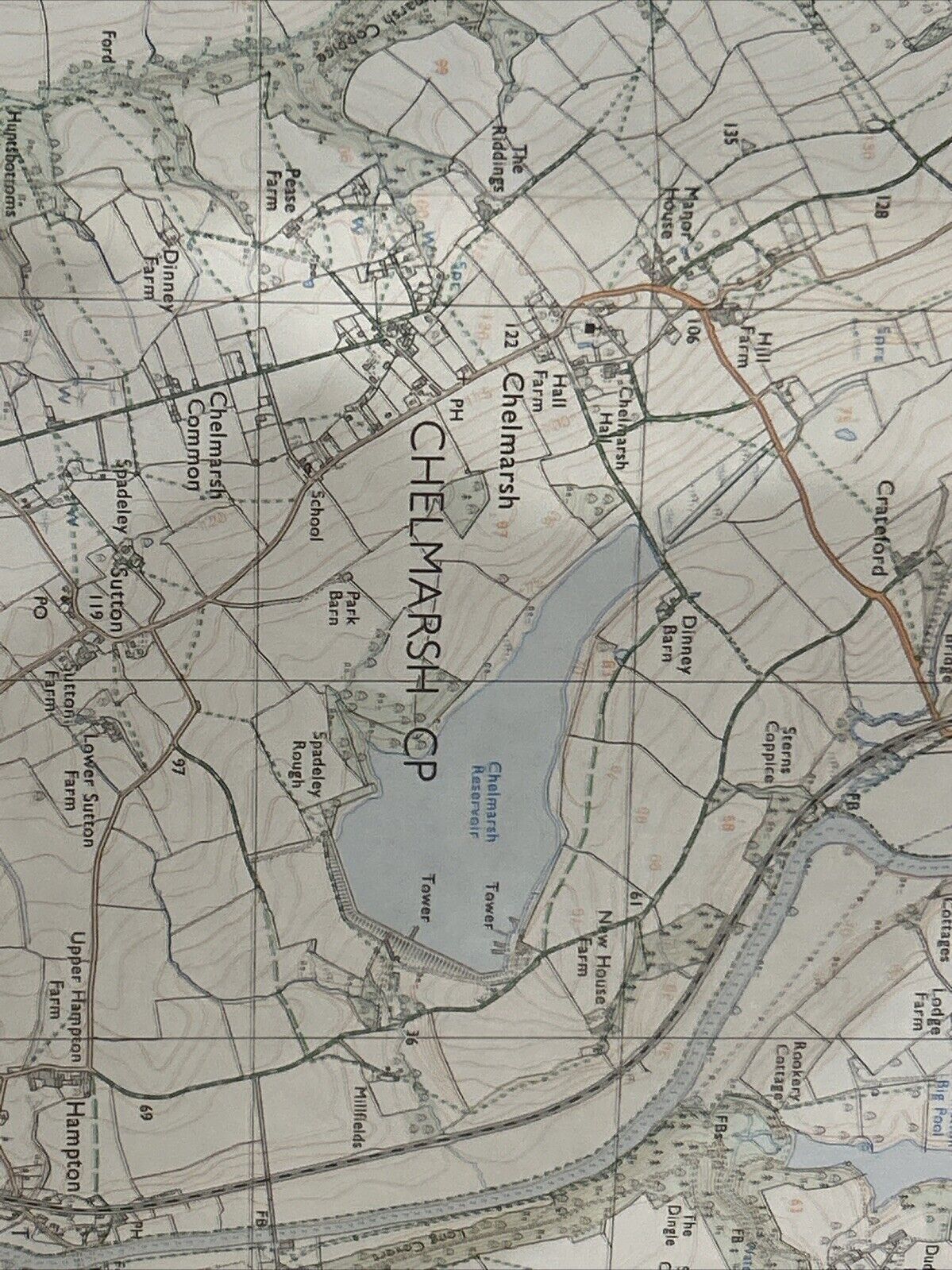 HIGHLEY Pathfinder 932 Ordnance Survey SO68/78 1:25000 1982 Chelmarsh Tuckhill