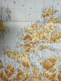 WESTERN HIGHLANDS No 4 Fifth Edition Cloth  Ordnance Survey Quarter In 1961 Map