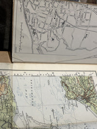 ENGLAND SOUTH Ordnance Survey Cloth Quarter Inch Map 1919 Sheet 11 Third Edition