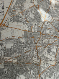 GRAVESEND Tilbury Ordnance Survey Second Series 1:25,000 Map TQ67/77 1974