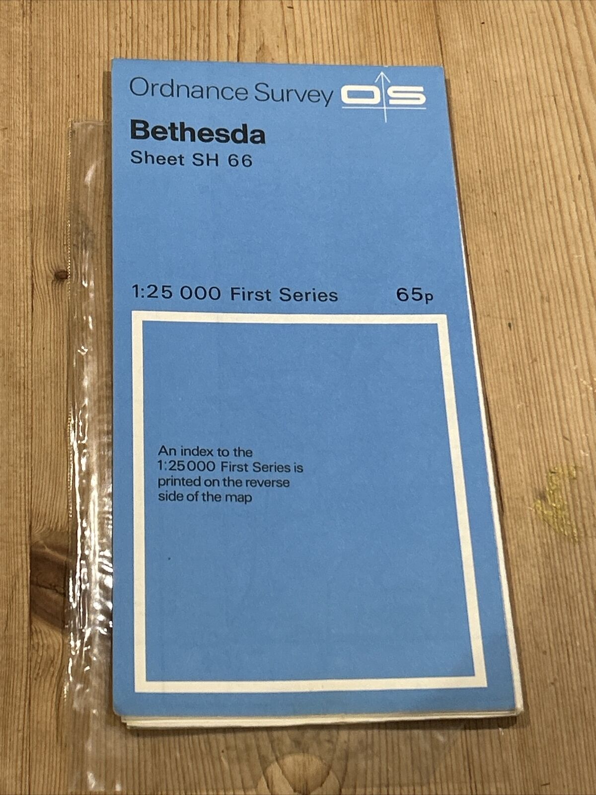 BETHESDA Ordnance Survey Sheet SH66 Map 1:25000 First Series 1953 Llanllechid