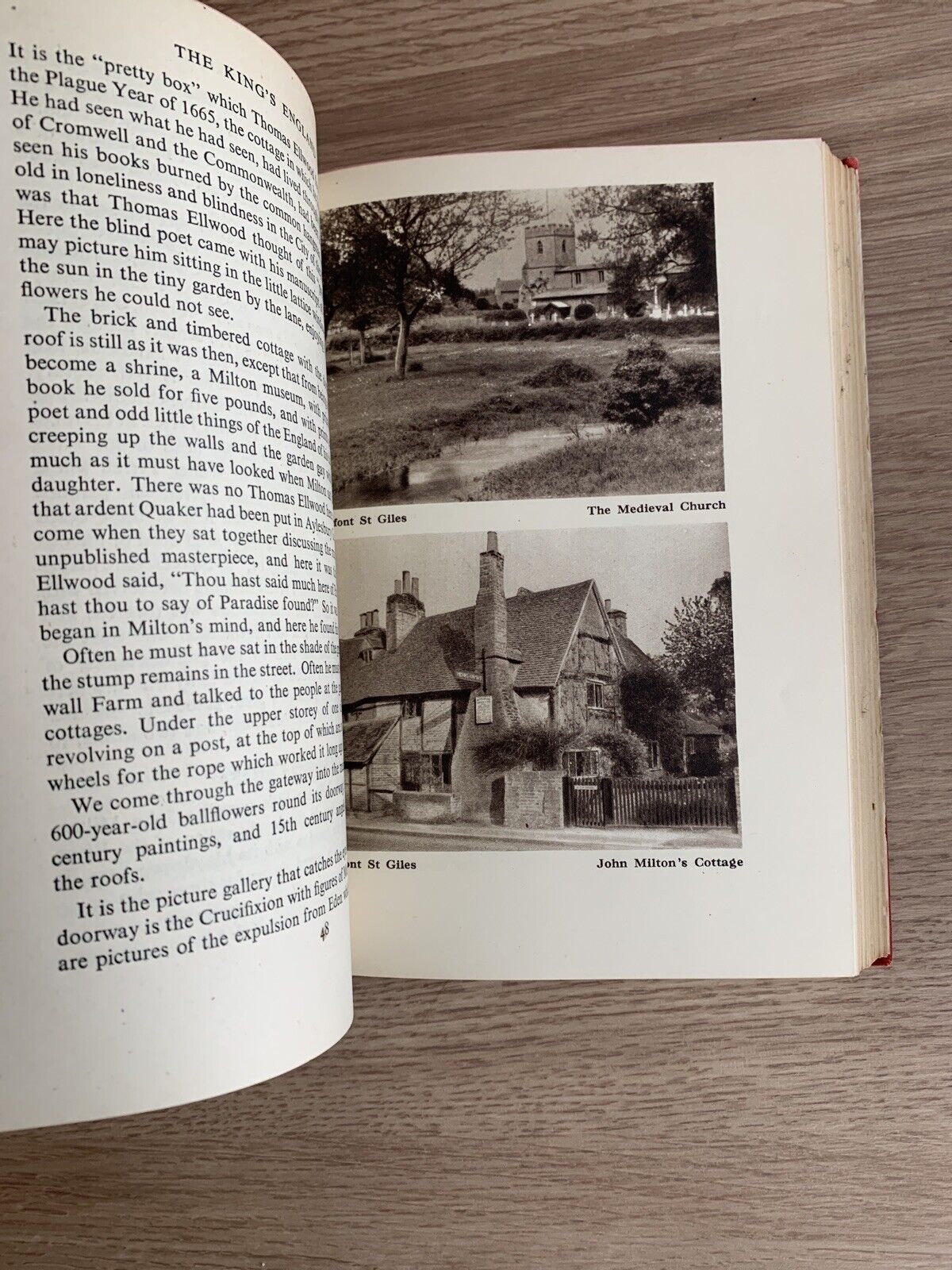 The King’s England : Buckinghamshire 1942 Hardback Arthur Mee Sepia Plates 