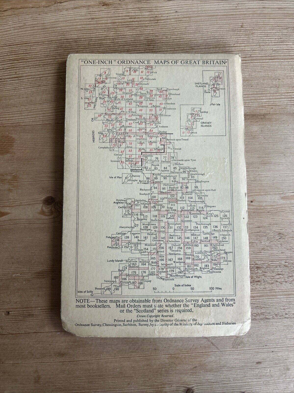 CHELTENHAM & EVESHAM Ordnance Survey CLOTH Seventh Series Map One In 1953 Sh 144