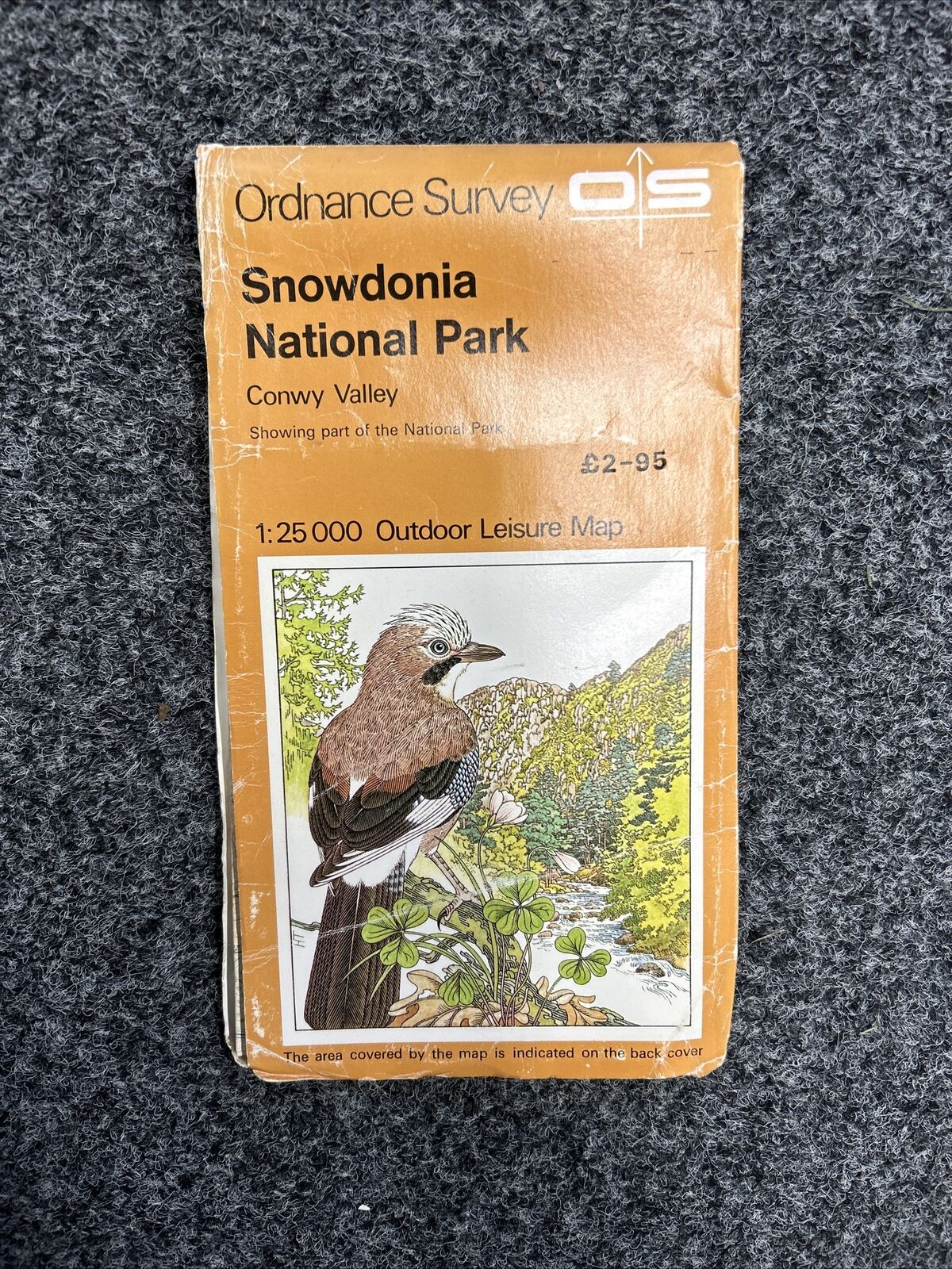 SNOWDONIA NATIONAL PARK Conwy Valley - Ordnance Survey Outdoor Leisure Map 1977