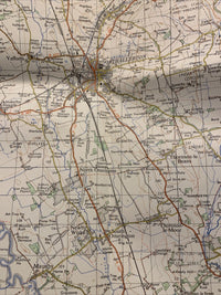 RIPON North Yorkshire - Ordnance Survey Map One Inch 1962 Sheet 91 Thirsk Bedale