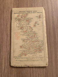 PWLLHELI Ordnance Survey Paper Map 1961 Seventh Series No 115 Lleyn Peninsular