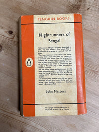 NIGHTRUNNERS OF BENGAL John Masters Penguin Book 1962 No 1076