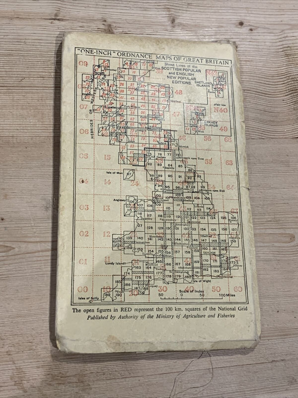 Newquay & Padstow Vintage CLOTH Ordnance Survey Map 1946 Sixth Series No 185