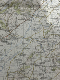 LUDLOW Ordnance Survey Seventh Series Paper 1 inch 1952 Sheet 129 Shropshire