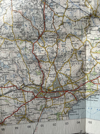 NEWQUAY & PADSTOW Cloth No 185 1961 7th Series Ordnance Survey 1 Inch Map Bodmin